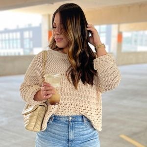 Crochet sweater